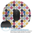 thumbnail image 4 of Disketp Polka Dot Small Mouse Pad 7.9x7.9 Inches,Washable Round Mousepad For Office Laptop Computer,Non-Slip Rubber Base Mouse Pads For Wireless Mouse, 4 of 8