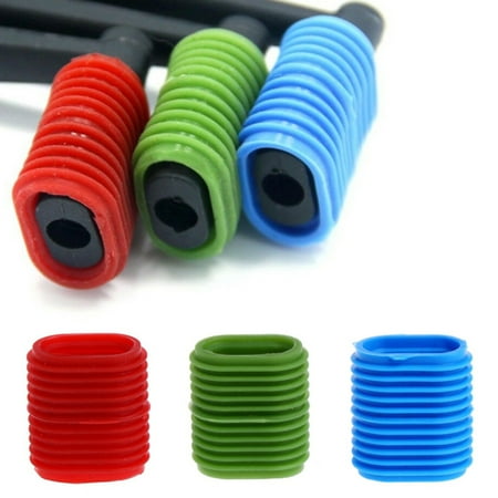 Kuorak Portable Durable Rubber Fishing Reel Grip Handle Cover Non-Slip Ergonomic Knob