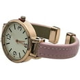 thumbnail image 5 of Blekon Collections Quartz Women's 34mm Case Double Leather Bangle Watch, 5 of 5