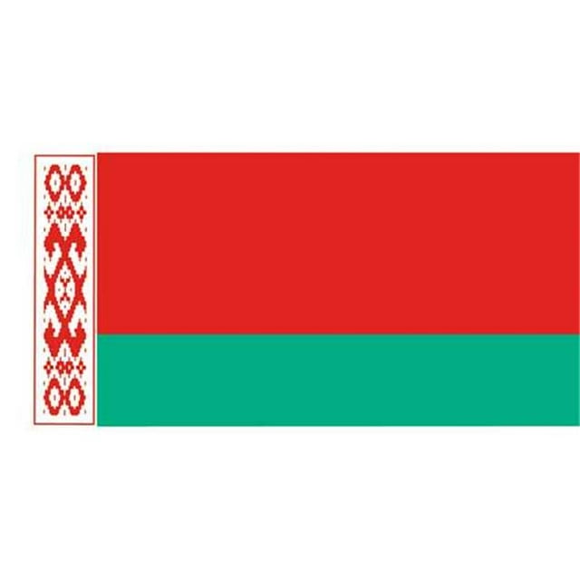 Annin Flagmakers 190625 Drapeau de la Biélorussie Nyl-Glo 2 Pi X 3 Pi