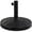 Black, variant on Outsunny 29 lbs Resin Round Patio Umbrella Stand Base Coated Pole Market Garden Umbrella Holder Parasol Holder Bronze