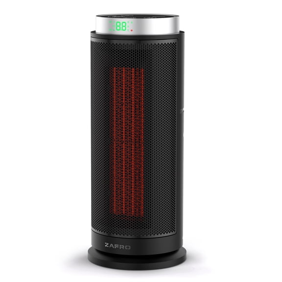 Portable Electric Space Heater 1500W,PTC Ceramic Fast Heating,Quiet,Thermostat,Digital Display,5 Modes,24H Timer,8 Safety for Large Rooms