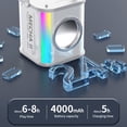 thumbnail image 3 of Usloyux Wireless Outdoor Speaker Prime Day Deals, Portable Karaoke Colorful Light Wireless Speakers K-Song With Microphone 15W High Power Hifi Stereo Sound Subwoofer Bluetooth Speakers 4000Ma Large, 3 of 7