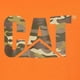 thumbnail image 5 of Playera Cat Hombre Caterpillar Logo Camuflaje Naranja Casual naranja S, 5 of 7