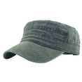 thumbnail image 2 of Men Washed Cotton Cadet Hat Adjustable Adjustable baseball cap Washed Baseball Cap Classic Flat Top Hats Outdoor Sports Cap, 2 of 7