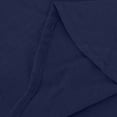 thumbnail image 6 of Cotton Linen Shirt Dress for Womens Pleated Button Long Dress Long Sleeve A-line Loose Swing Dress with Pockets Navy XXL, 6 of 7
