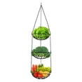 thumbnail image 3 of Cesta de Alambre para Colgar Frutas, Cesta de Hierro para Frutas de 3 Niveles, Frutero de Cocina, Cesta para Almacenar Frutas y Verduras, 3 of 9