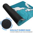 thumbnail image 6 of Green Waves &nbsp;mouse Padswaterproof,rubber+multispandexno Slip MousematDesk Pad for Office Home Game 31.5x15.7inches, 6 of 7