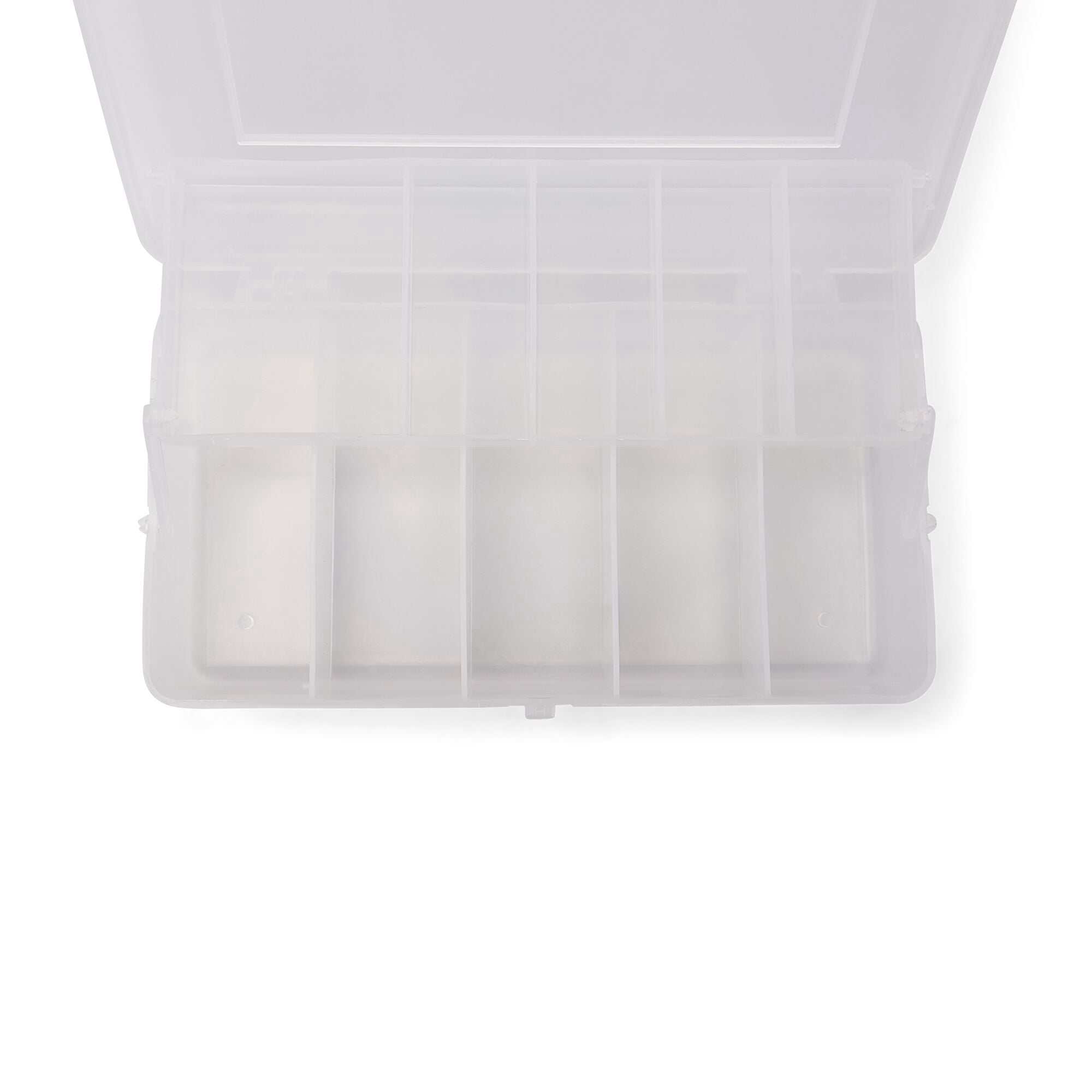 Creative Options Compact Nail Organizer, Clear 2-Tier Tray, Nail Care Accessory Storage