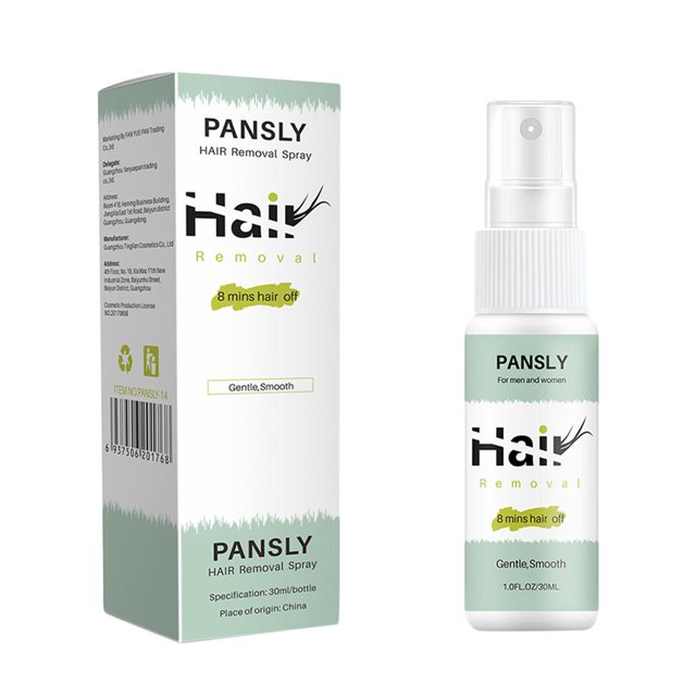 Toallita en para depilación a base de hierbas, removedor de íntimo para brazos, no irritante, 30 ml Yuyangstore Spray de depilación corporal