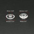 thumbnail image 2 of M5*2mm Plastic Binding Post, 50 Sets Plastic Chicago Screws Binding Screw Rivets Post Press-on Buckle for Leather Scrapbook Photo Albums, Transparent, 2 of 6