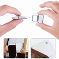 thumbnail image 5 of 2PCS Portable Keyboard Riser, Self-Adhesive Mini Laptop Stand, Invisible Computer Keyboard Stand for Desk, Aluminum Alloy Laptop Feet, 5 of 8