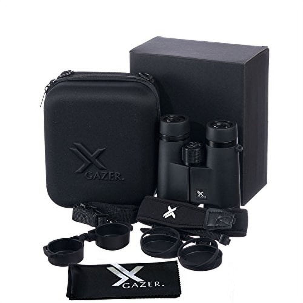 Xgazer Optics Certvision Binoculars 8X42 Ultra HD Clarity, Anti-Reflective Lenses | Waterproof, Fogproof, Rainproof | Hunting, Birding, Bird Watching, Sporting Events | Incl. Strap, Case, Covers