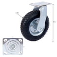thumbnail image 7 of Yesurprise Pneumatic Caster Wheel, Caster Wheels with Swivel Plate, Steel Hub with Ball Bearings, 5/8-Inch Bore Centered Axle, Heavy Duty Casters, Load Capacity 220LBS Per Wheel, 7 of 7