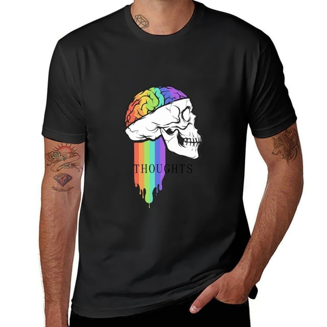 OUSIMEN T-Shirts Graphiques Skull pour Hommes et Femmes - 6TG
