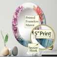 thumbnail image 3 of DESIGN ART Designart "Multicolored Ferns Field II" Floral Modern Wall Mirror 20in.x30in., 3 of 4