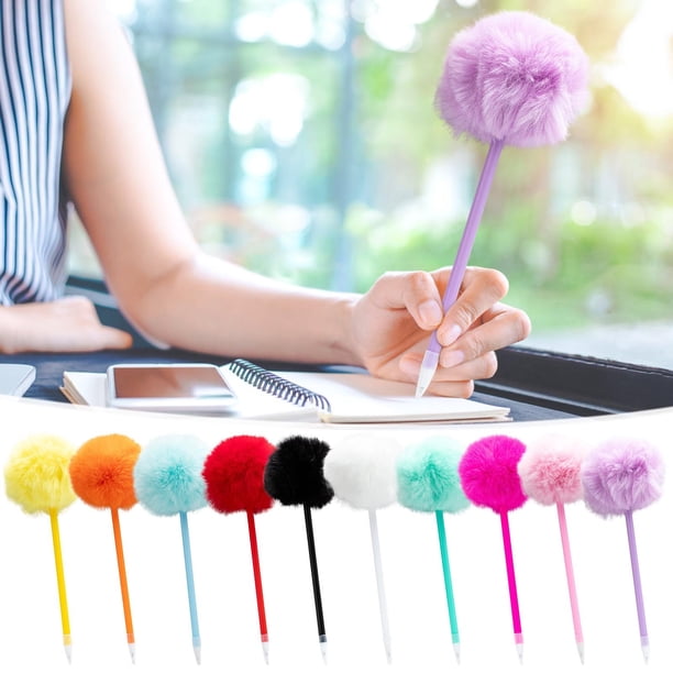 Set de 2 bolígrafos antiestrés adorables: bolígrafos blandos para aliviar el estrés, ideales para escribir en diarios, papelería con dibujos animados, agarre suave, escritura divertida y regalos