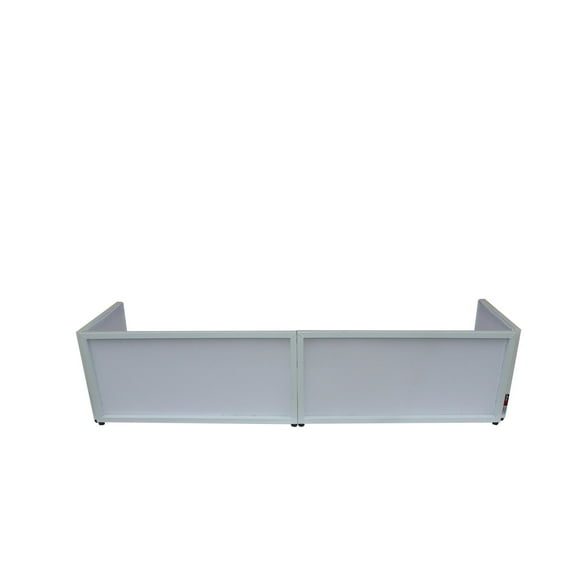 ProX XF-TTFW 6 Ft Tabletop DJ Facade White Frame W/Black and White Scrims