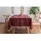 thumbnail image 1 of Mantel con borlas Mantel a cuadros de algodón y lino Mantel de mesa de centro Mantel de cocina lavable cuadrado para mesa de comedor, Mezcla de algodón, 110 * 110 cm Kanto Red Sailing Electrónica, 1 of 5