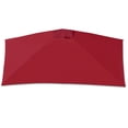 thumbnail image 3 of SUNNY Replacement Canopy Cover Only for 8.2X 3.9ft 5 Ribs Half Patio Umbrella (Burgundry), 3 of 11