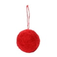 thumbnail image 2 of OEFNTAC Christmas Decoration Hanging Ball 5cm Red Pink White Soft Yarn Cozy Mini Tree Ornament Handmade Look Decorative Accent Reusable For Party Holiday 1.97x1.97x1.97in, 2 of 6