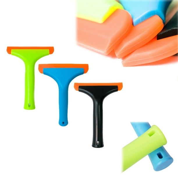 Limpiaparabrisas de silicona súper flexible - limpiaparabrisas de agua de 15 cm/5,9" para cristales de ducha, parabrisas de coche, ventanas y espejos, sin marcas