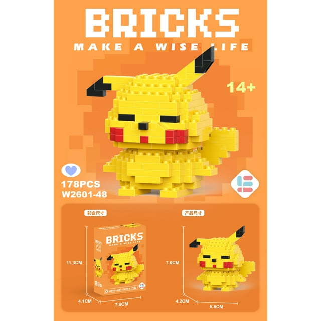 Figuras de acción en miniatura de Super Mario Bros, LiLo, Stitch, Sanrio, Hello Kitty, Buliding Blacks, juguetes de ensamblaje, regalos de cumpleaños para niños