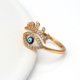 thumbnail image 3 of Lucky Eye Hand Ring Anillo abierto Anillo ajustable para mujer Sincero Electrónica, 3 of 5