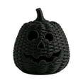 thumbnail image 3 of Halloween Pumpkin Desktop Black Candle Holder Elegant Tabletop Ornament Cozy Fall Home Decor for Shelf Mantel Coffee Table Holiday Gift (7.8"x10" Pumpkin), 3 of 3