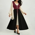 thumbnail image 4 of Ynynloco Women's Renaissance Costume Women Halloween Medieval Pirate Dress for Ren Faire, Witch Outfit, Pirate Theme Parties, Hobbit Events, 4 of 7