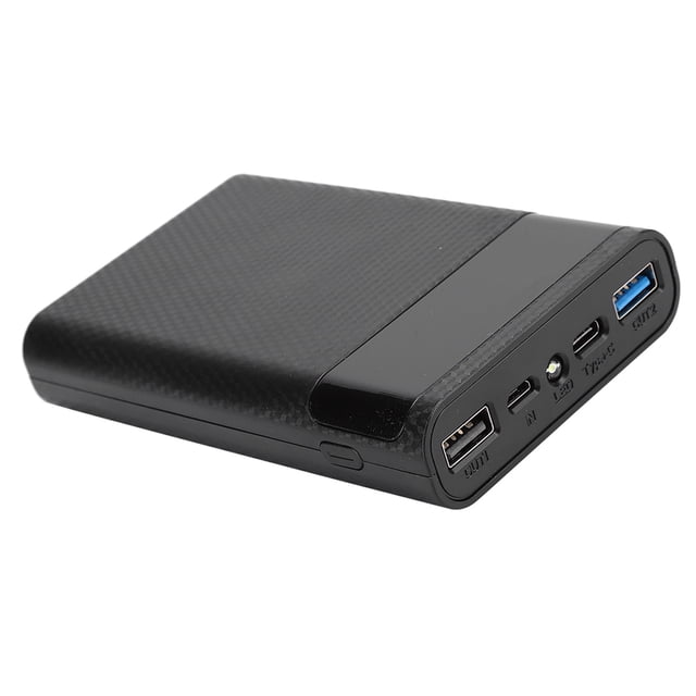 Caja De Energía Móvil, Caja De Batería De Desmontaje Repetido, Negro/ Para Carga Rápida De Teléfono Móvil