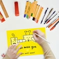 thumbnail image 2 of Bright Color Card Stock Paper, 65lb. 8.5 X 11 Inches - 50 Sheets - Yellow, 2 of 6