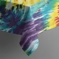 thumbnail image 5 of Colorful Tie Dye Pattern Square Tablecloth,Waterproof Square Table Cover,Wipeable Spillproof Washable Table Cover for Home Kitchen Party Decor 52"x52"(132x132cm), 5 of 6