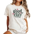 thumbnail image 2 of It's A Good Day to Read Shirt for Women and Teens Trendy Book Club Graphic Tee Natural Shirt Adult X-Large, 2 of 4
