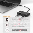 thumbnail image 2 of Divisor de auriculares Cubilux Dual con atenuador de volumen de 3,5 mm, 2 of 6
