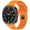 Orange, variant on Sport Breathable Bands Compatible with Samsung Galaxy Watch Ultra 47mm (2024), Silicone Wristband Water-proof Replacement Soft Silicone Strap for Women Men,Orange