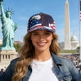 thumbnail image 2 of UngA 250 Year American Anniversary Hat Celebration Casual Hat Cool Washed Distressed Adjustable 1776-2026 Patriotic Baseball Cap for Men Women,One Size, 2 of 5