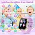 thumbnail image 6 of Eurhowing Kids Smart Watch Age 3-12, 31 Games, Learning Cards, HD Touch Screen, Camera, Music, Audiobook, Pedometer, Fun & Educational Birthday Gift Idea, Purple, 6 of 8