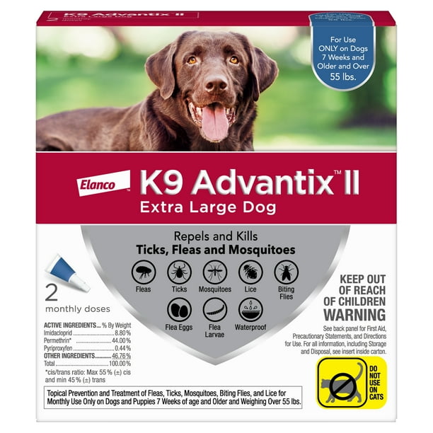 K9 Advantix II Flea, Tick & Mosquito Prevention for XL