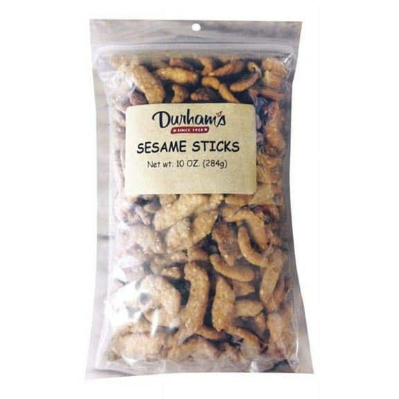 Durhams 7304240034 Snack Mix Sesame Sticks  10 oz - pack of 12