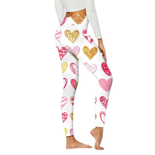 Moonker Valentines Day Gift Sets Women's Legging Womens Leggings Valentine  Day Cute Print Casual Comfortable Home Leggings Boot Pants