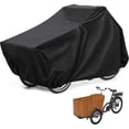thumbnail image 1 of Quzzie Bicycle Cover Waterproof Outdoor Cargo Bike Cover with Full Dustproof Protection And Adjustable Drawstring Suitable for Home Storage And Cycling 220cmx100cmx110cm, 1 of 8