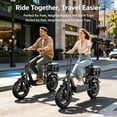 thumbnail image 2 of 1500W Peak Electric Scooter for Adults 48V 18Ah,14'' Ebike with Seat 25MPH 35-45Miles Range,Wide Pedal Escooter UL2849, 2 of 10