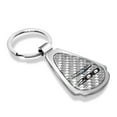 thumbnail image 2 of Chrysler 200 Real Silver Dome Carbon Fiber Chrome Metal Teardrop Key Chain, 2 of 7