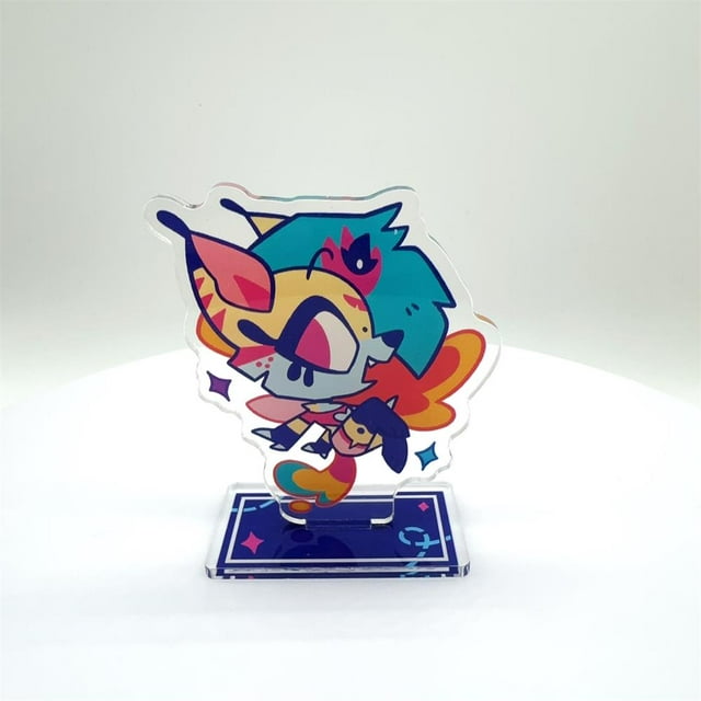 Anime Figure Acrylic Stand Model Plate Alastor Fizzarolli Angel Desk Decor Standing Sign Game Fans Gift Ornaments Stand Model