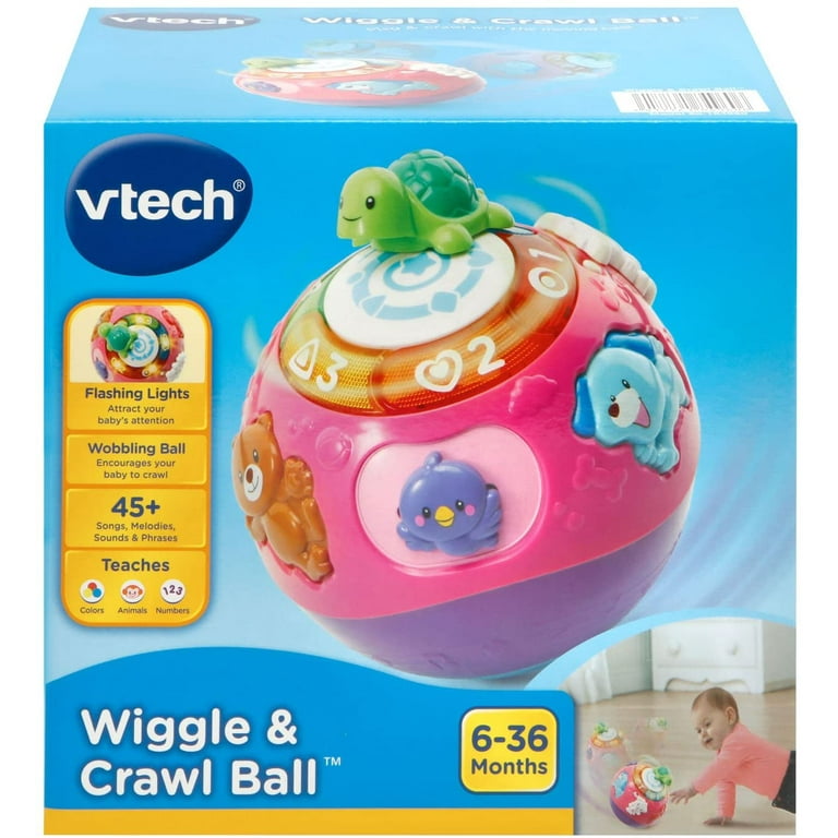 VTech Wiggle and Crawl Ball Purple