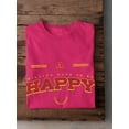 thumbnail image 3 of Million Ways To Be Happy T-Shirt Men -Image by Shutterstock, Male XX-Large, 3 of 4
