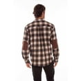 thumbnail image 2 of Scully Leather Farthest Point Brown-Black Wool Blend Flannel Med Weight, 2 of 2