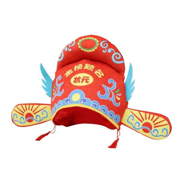 Gorro de anotador, gorra de cosplay, adorno, accesorio para fotos, hecho a mano, rojo, disfraz para fiesta temática, cumpleaños, juego