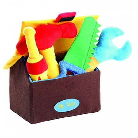 My First Tools Plush Sound Toys And Carrier by Animal House | Baby Gift | Toddler